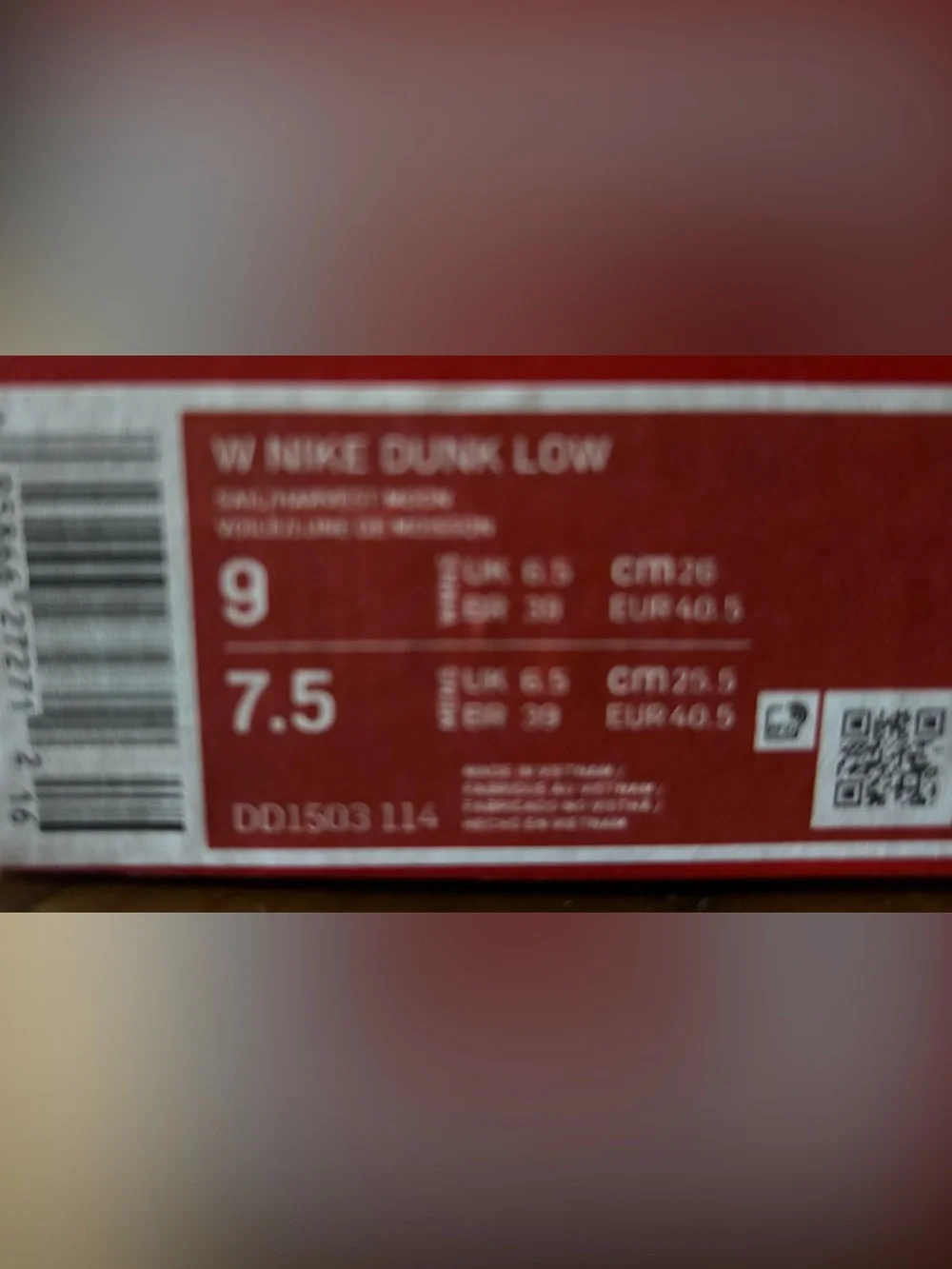 Nike Dunk Low Women's Sneaker - White & Tan - Picture 5 of 5